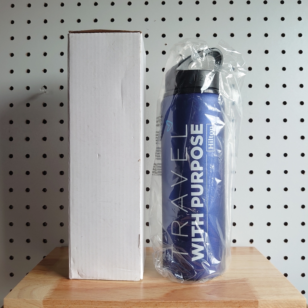 h2go Travel With Purpose For Hilton Aluminum Water Bottle